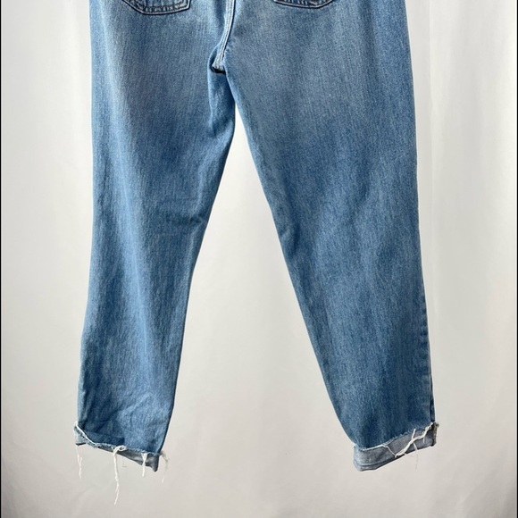 Free People We The Free Blossom Distressed Rigid Skinny Jeans in‎ Blue Size 28 - Picture 9 of 13